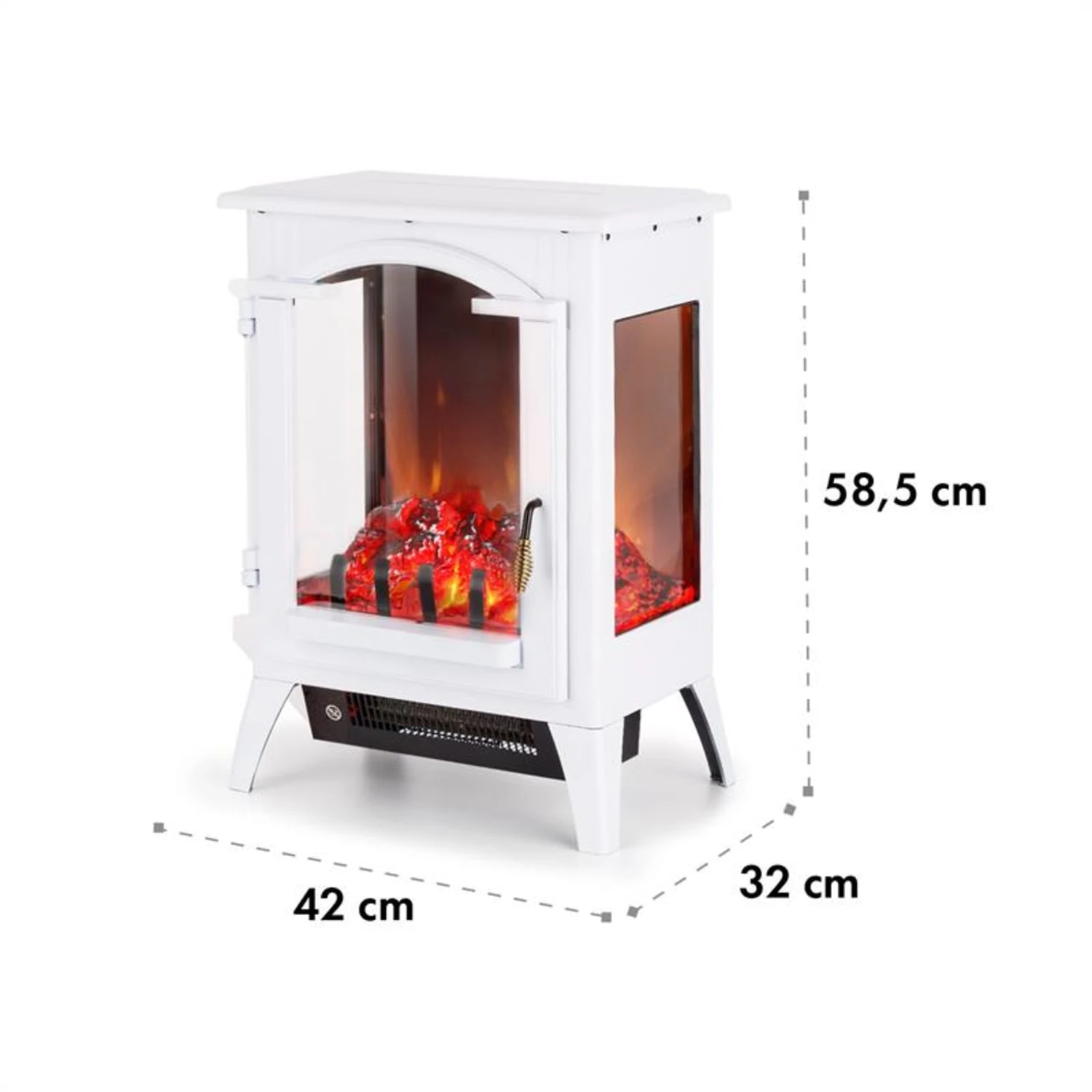 Graz Elektrischer Kamin 1000/2000W Thermostat PanoramaView 4 Graz Elektrischer Kamin 1000/2000W Thermostat PanoramaView – Bild 2