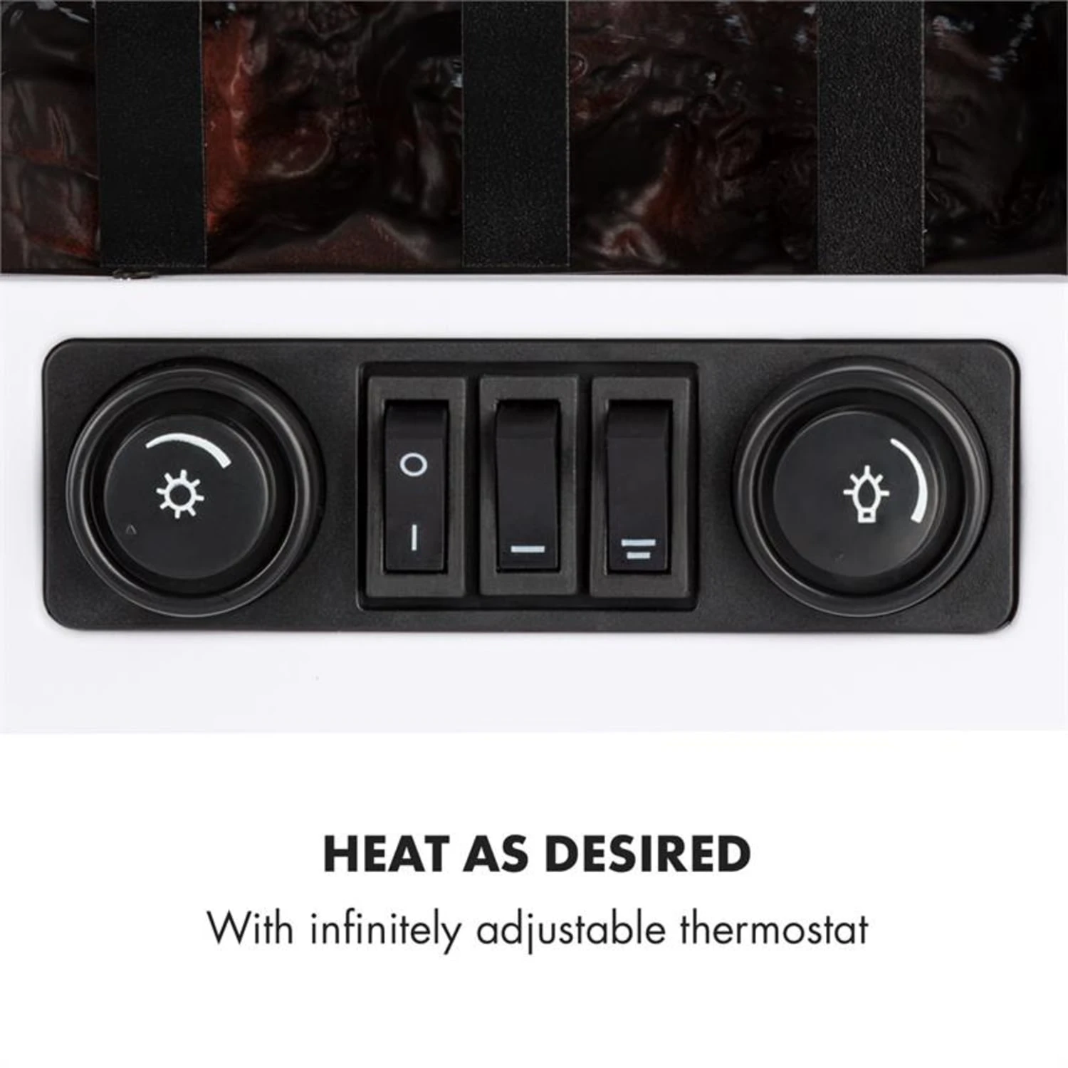 Graz Elektrischer Kamin 1000/2000W Thermostat PanoramaView 6 Graz Elektrischer Kamin 1000/2000W Thermostat PanoramaView – Bild 4