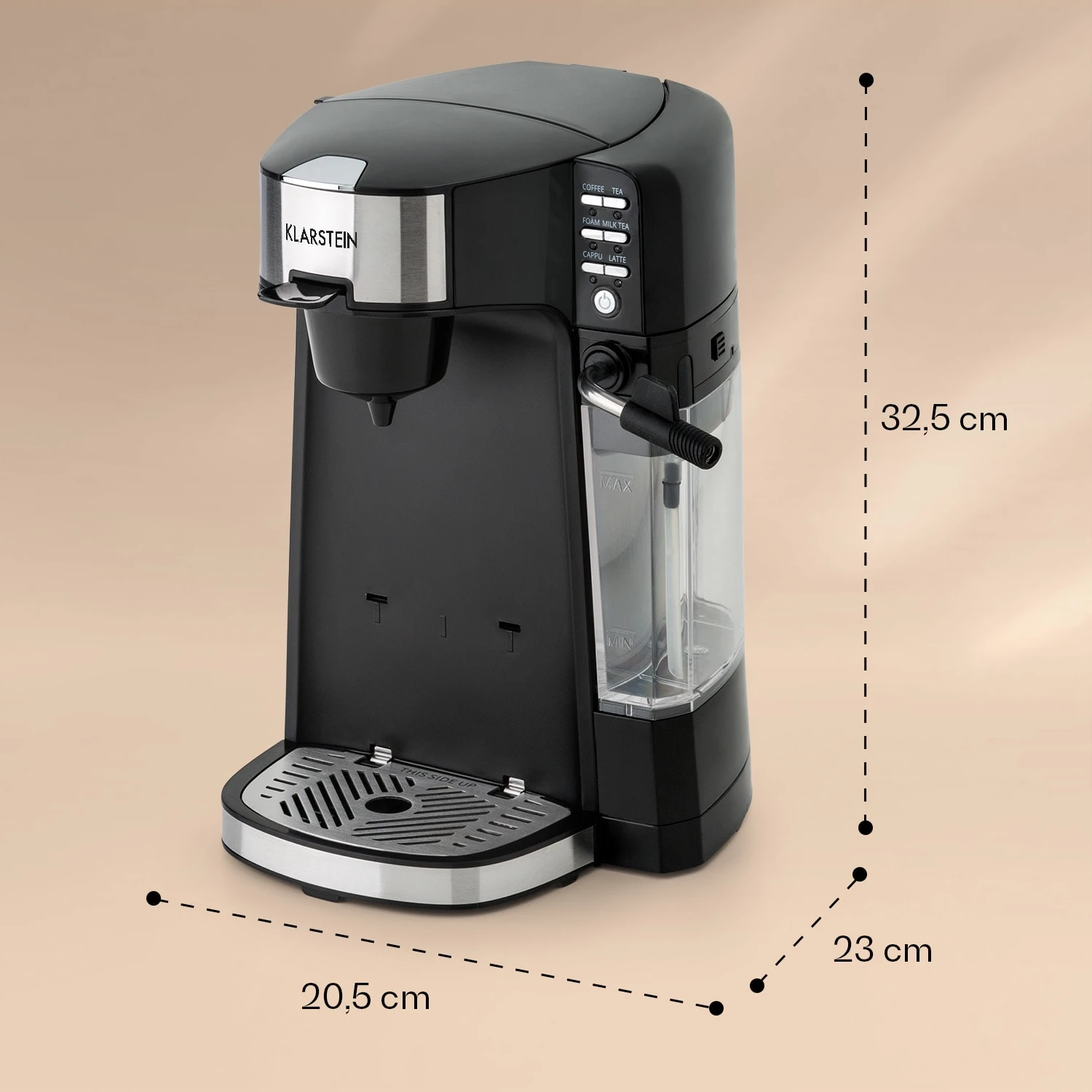 Baristomat 2-in-1-Heißgetränkeautomat Kaffee Tee Milchschaum 10 Baristomat 2-in-1-Heißgetränkeautomat Kaffee Tee Milchschaum – Bild 8