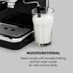 Espressionata Gusto Espressomaschine 1100W 15 Bar Druck Schwarz 17 Espressionata Gusto Espressomaschine 1100W 15 Bar Druck Schwarz -Klarstein 10033209 yy 0007 logo Klarstein Espressionata Gusto Espressomaschine