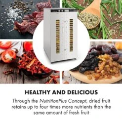 Master Jerky 24 Dörrautomat 5850W 40-90 °C 15h-Timer Edelstahl Silber 14 Master Jerky 24 Dörrautomat 5850W 40-90 °C 15h-Timer Edelstahl Silber -Klarstein 10033214 yy 0005 logo Klarstein Master Jerky 24 Doerrautomat silber