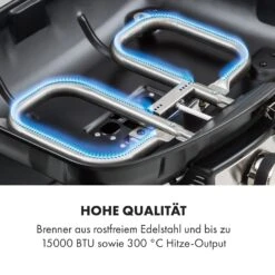 Parforce Duo 2 Gasgrill Brenner 4,4kW 15000BTU 300°C Schwarz 16 Parforce Duo 2 Gasgrill Brenner 4,4kW 15000BTU 300°C Schwarz -Klarstein 10033296 de 0005 logo
