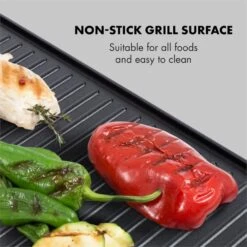 Porterhouse Elektrogrill 2200W Antihaft-Grillfläche Schwarz 14 Porterhouse Elektrogrill 2200W Antihaft-Grillfläche Schwarz -Klarstein 10033322 yy 0004 logo Klarstein Porterhouse Elektrogrill 2200W schwarz