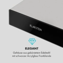 Contempo Neo Unterbau-Dunstabzugshaube 60cm 175m³/h LED Edelstahl 19 Contempo Neo Unterbau-Dunstabzugshaube 60cm 175m³/h LED Edelstahl -Klarstein 10033472 de 0007 logo