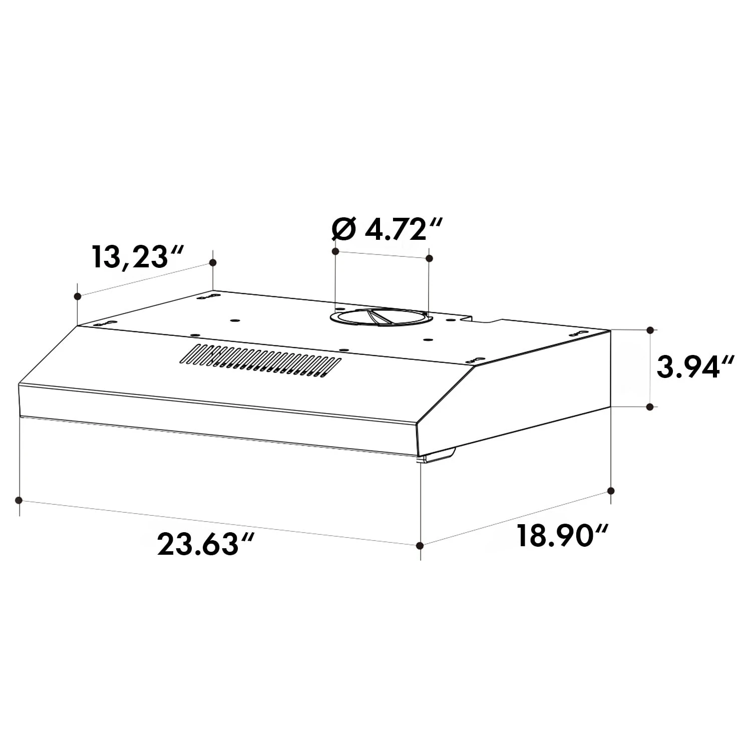 Contempo Neo Unterbau-Dunstabzugshaube 60cm 175m³/h LED Edelstahl 11 Contempo Neo Unterbau-Dunstabzugshaube 60cm 175m³/h LED Edelstahl – Bild 9