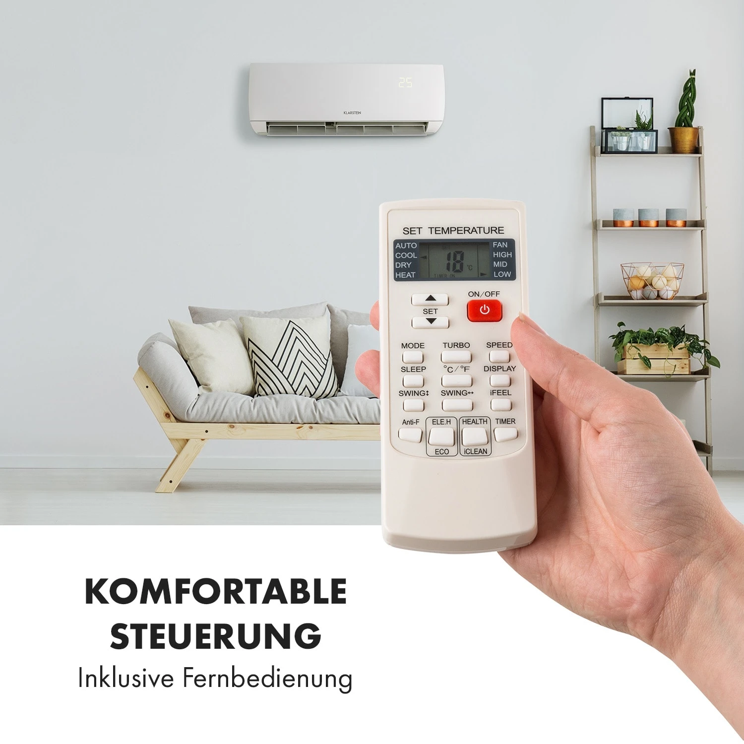 Windwaker Split-Klimaanlage 9.000 BTU/2,7 KW Luftdurchsatz 600m³/h 10 Windwaker Split-Klimaanlage 9.000 BTU/2,7 KW Luftdurchsatz 600m³/h – Bild 8