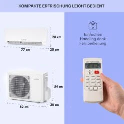 Windwaker Split-Klimaanlage 12.000 BTU/3,6 KW Luftdurchsatz 600m³/h 16 Windwaker Split-Klimaanlage 12.000 BTU/3,6 KW Luftdurchsatz 600m³/h -Klarstein 10033483 de 0006 usp