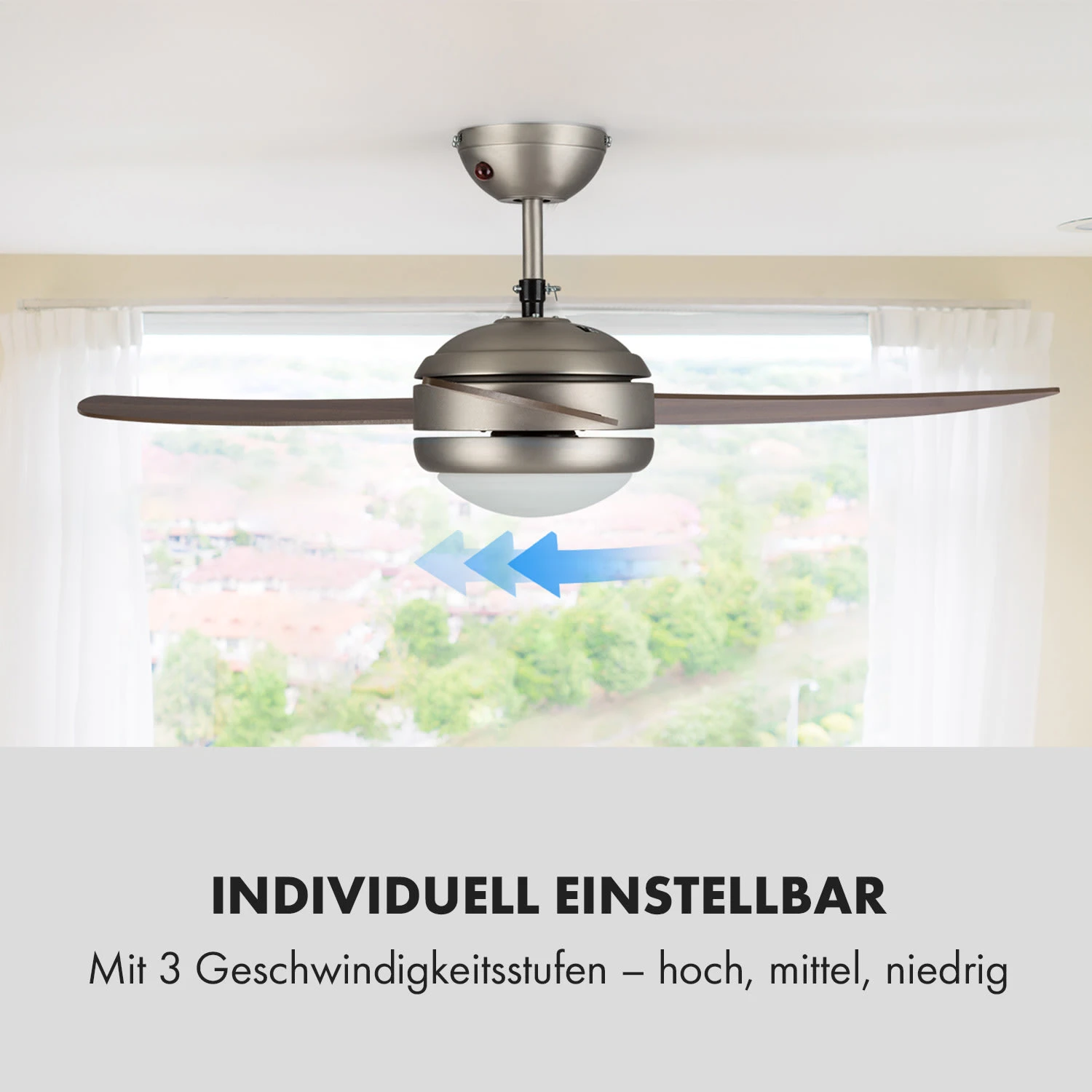 El Paso 2-in-1 Ventilator & Deckenlampe Ø132 Cm 10.344 M³/h 49 DB 7 El Paso 2-in-1 Ventilator & Deckenlampe Ø132 Cm 10.344 M³/h 49 DB – Bild 5