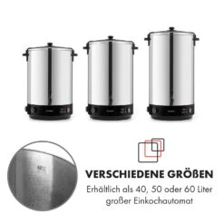 KonfiStar 60 Einkochautomat Getränkespender 2500W 60L 110°C 120min 20 KonfiStar 60 Einkochautomat Getränkespender 2500W 60L 110°C 120min -Klarstein 10033526 de 0009 logo