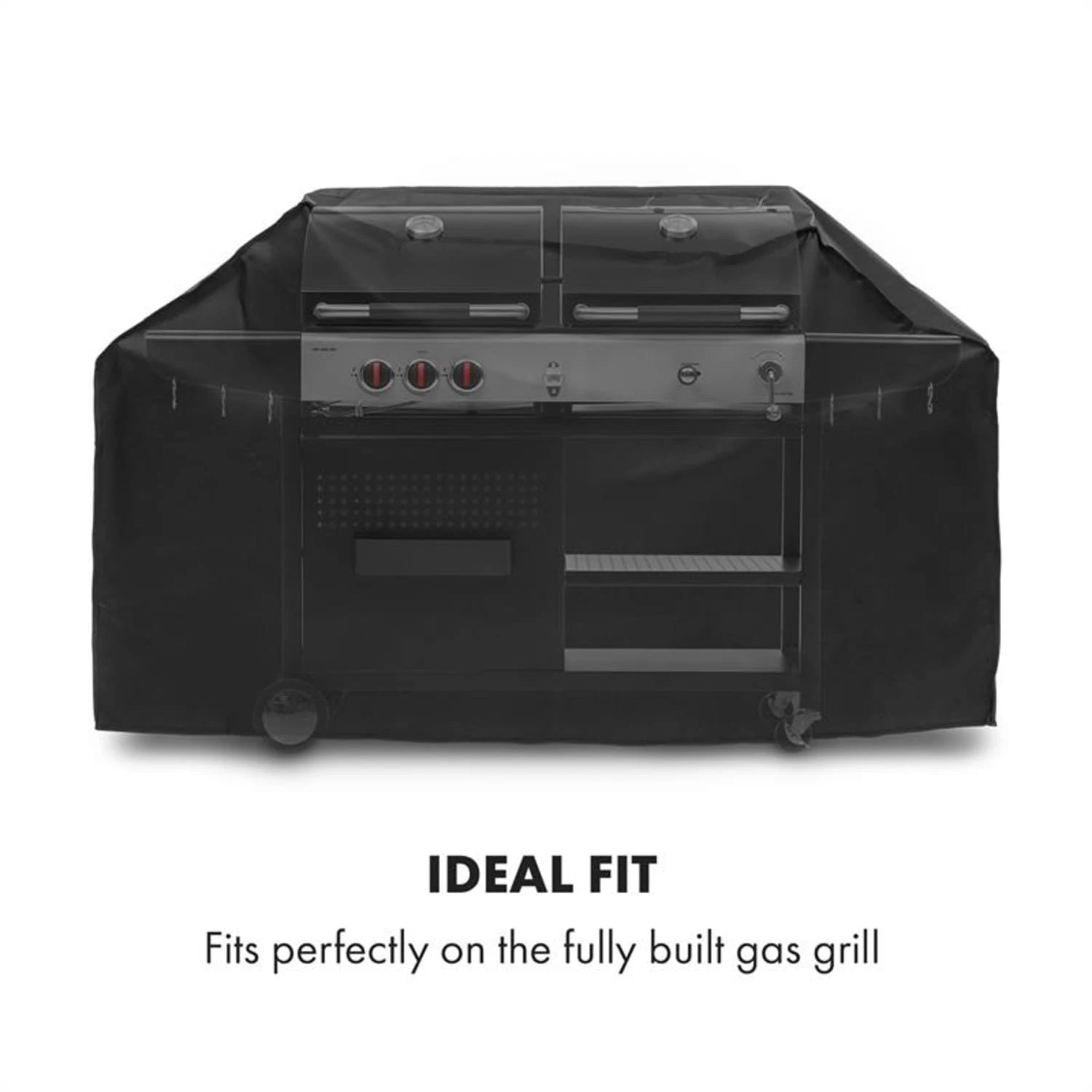 Hot & Hot Wetterschutzhaube 600D Canvas 30/70% PE/PVC Schwarz 3 Hot & Hot Wetterschutzhaube 600D Canvas 30/70% PE/PVC Schwarz – Bild 2