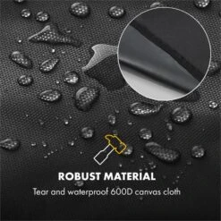 Hot & Hot Wetterschutzhaube 600D Canvas 30/70% PE/PVC Schwarz 10 Hot & Hot Wetterschutzhaube 600D Canvas 30/70% PE/PVC Schwarz -Klarstein 10033537 yy 0005 logo Klarstein Hot and Hot Wetterschutzhaube schwarz