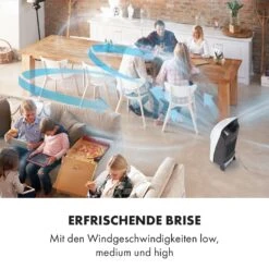 Rotator 4-in-1 Luftkühler 396 M³/h 110W 7 Ltr 360° Fernbedienung Mobil 14 Rotator 4-in-1 Luftkühler 396 M³/h 110W 7 Ltr 360° Fernbedienung Mobil -Klarstein 10033547 de 0004 logo