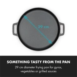 Tomahawk 3.1 S Brat & Back-Set Pfanne Pizzastein Ø29 Cm 10 Tomahawk 3.1 S Brat & Back-Set Pfanne Pizzastein Ø29 Cm -Klarstein 10033568 yy 0004 logo Klarstein Tomahawk Brat and Back Set