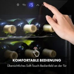 Shiraz 16 Uno Weinkühlschrank 42l Touch-Bedienfeld 131W 5-18°C 17 Shiraz 16 Uno Weinkühlschrank 42l Touch-Bedienfeld 131W 5-18°C -Klarstein 10033622 de 0006 logo