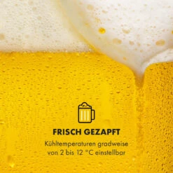 Beerkules Bierzapfanlage 5l Fässer Kompressor 120W Cooling: 4h 16 Beerkules Bierzapfanlage 5l Fässer Kompressor 120W Cooling: 4h -Klarstein 10033689 de 0004 logo