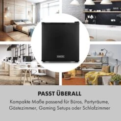 Secret Cool Mini-Kühlschrank Mini-Bar 13l 22dB 2 Etagen 15 Secret Cool Mini-Kühlschrank Mini-Bar 13l 22dB 2 Etagen -Klarstein 10033702 de 0004 logo