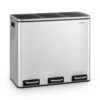 Grandmaster Trash Treteimer 54l / 3x18L Geräuschlos PP Edelstahl -Klarstein 10033726 yy 0001 titel Klarstein Grandmaster Trash Treteimer 54l