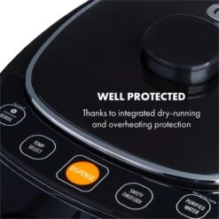 Hot Spring Plus Heißwasserspender 5l Edelstahl-Wassertank 45-95 °C 12 Hot Spring Plus Heißwasserspender 5l Edelstahl-Wassertank 45-95 °C -Klarstein 10033753 yy 0003 logo Klarstein Hot Spring Heisswasserspender schwarz