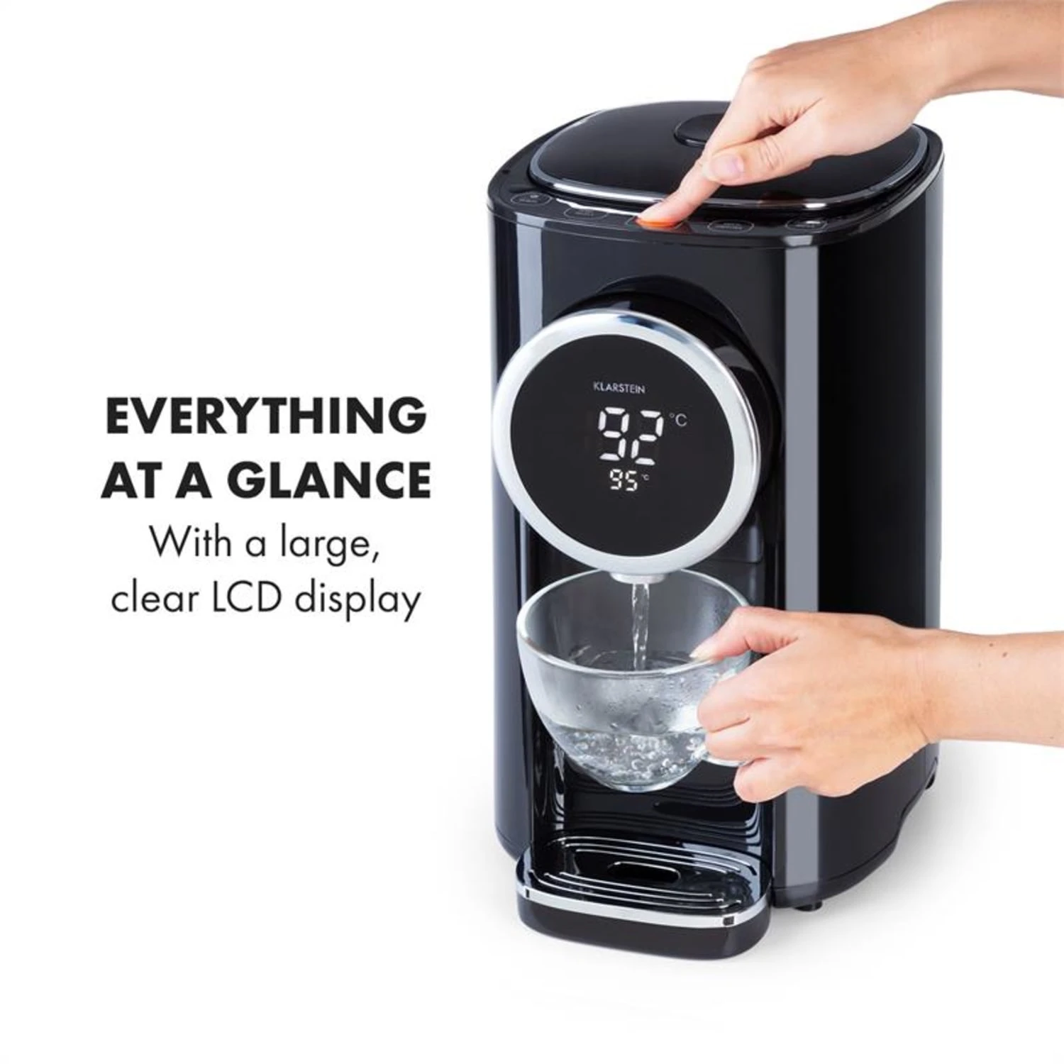 Hot Spring Plus Heißwasserspender 5l Edelstahl-Wassertank 45-95 °C 6 Hot Spring Plus Heißwasserspender 5l Edelstahl-Wassertank 45-95 °C – Bild 4