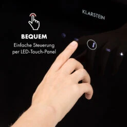 Laurel 90 Dunstabzugshaube 90cm Abluft: 350 M³/h LED Touch Schwarz 16 Laurel 90 Dunstabzugshaube 90cm Abluft: 350 M³/h LED Touch Schwarz -Klarstein 10033768 de 0003 logo