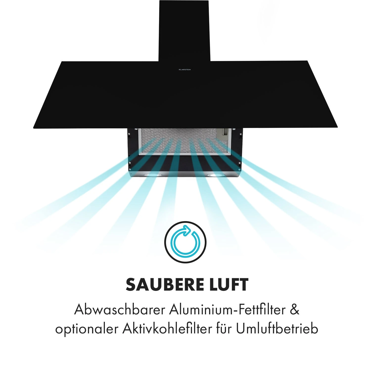 Laurel 90 Dunstabzugshaube 90cm Abluft: 350 M³/h LED Touch Schwarz 6 Laurel 90 Dunstabzugshaube 90cm Abluft: 350 M³/h LED Touch Schwarz – Bild 4