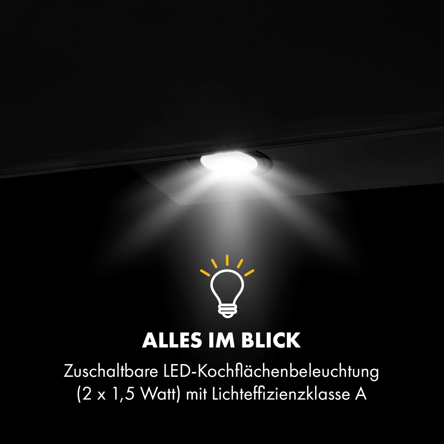 Laurel 90 Dunstabzugshaube 90cm Abluft: 350 M³/h LED Touch Schwarz 8 Laurel 90 Dunstabzugshaube 90cm Abluft: 350 M³/h LED Touch Schwarz – Bild 6