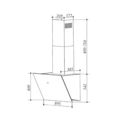 Laurel 90 Dunstabzugshaube 90cm Abluft: 350 M³/h LED Touch Schwarz 24 Laurel 90 Dunstabzugshaube 90cm Abluft: 350 M³/h LED Touch Schwarz -Klarstein 10033768 yy 0011 logo Klarstein Laurel 90 Dunstabzugshaube 90cm schwarz