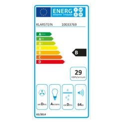 Laurel 90 Dunstabzugshaube 90cm Abluft: 350 M³/h LED Touch Weiß 21 Laurel 90 Dunstabzugshaube 90cm Abluft: 350 M³/h LED Touch Weiß -Klarstein 10033769 energy label