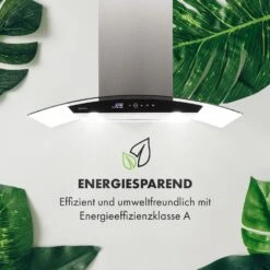 Colette Dunstabzugshaube 90cm 600m³/h EEK A Edelstahl Silber -Klarstein 10033776 de 0003 logo