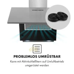 Silver Lining 60 Dunstabzugshaube 60cm 600m³/h EEK A Edelstahl 22 Silver Lining 60 Dunstabzugshaube 60cm 600m³/h EEK A Edelstahl -Klarstein 10033777 de 0008 logo