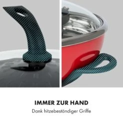 Szechuan Hot Pot Und Grillplatte 5l Vol. 1350 W, 600 W Rot -Klarstein 10033779 de 0008 logo