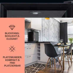 Brooklyn 42 Mini-Kühlschrank Glastür LED Ablage 12 Brooklyn 42 Mini-Kühlschrank Glastür LED Ablage -Klarstein 10033822 de 0003 usp
