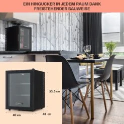 Brooklyn 42 Mini-Kühlschrank Glastür LED Ablage 15 Brooklyn 42 Mini-Kühlschrank Glastür LED Ablage -Klarstein 10033822 de 0006 usp
