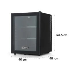 Brooklyn 42 Mini-Kühlschrank Glastür LED Ablage 16 Brooklyn 42 Mini-Kühlschrank Glastür LED Ablage -Klarstein 10033822 yy 0009 dimensions