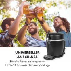 Tap2Go Mobile 2-in1 Bierzapfanlage Mit Getränkekühler 5l/13l Schwarz 14 Tap2Go Mobile 2-in1 Bierzapfanlage Mit Getränkekühler 5l/13l Schwarz -Klarstein 10034006 de 0004 logo