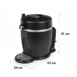 Tap2Go Mobile 2-in1 Bierzapfanlage Mit Getränkekühler 5l/13l Schwarz 19 Tap2Go Mobile 2-in1 Bierzapfanlage Mit Getränkekühler 5l/13l Schwarz -Klarstein 10034006 yy 0010 logo Klarstein Tap2Go mobile Bierzapfanlage schwarz