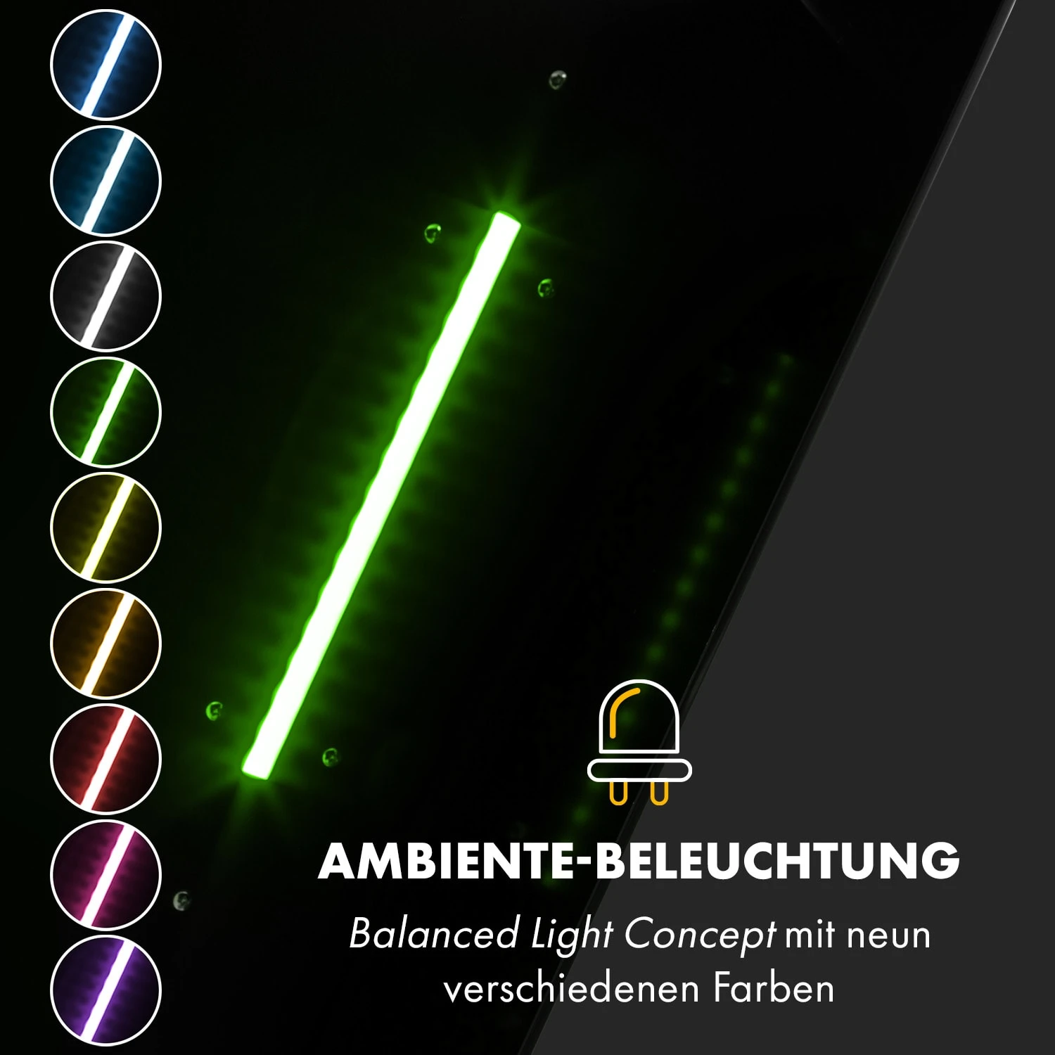 Helena 90 Dunstabzugshaube 595 M³/h LED-Display Schwarz 8 Helena 90 Dunstabzugshaube 595 M³/h LED-Display Schwarz – Bild 6