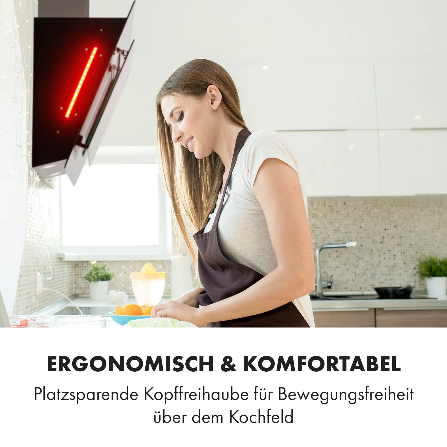 Helena 90 Dunstabzugshaube 595 M³/h LED-Display Schwarz 9 Helena 90 Dunstabzugshaube 595 M³/h LED-Display Schwarz – Bild 7