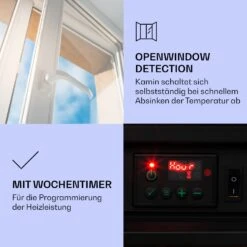 Lienz Elektrischer Kamin 1800W Steindekor Polystone Fernbedienung 12 Lienz Elektrischer Kamin 1800W Steindekor Polystone Fernbedienung -Klarstein 10034122 de 0004 logo