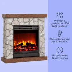 Lienz Elektrischer Kamin 1800W Steindekor Polystone Fernbedienung 11 Lienz Elektrischer Kamin 1800W Steindekor Polystone Fernbedienung -Klarstein 10034124 de 0003 usp