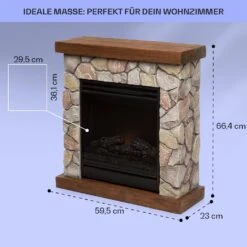 Lienz Elektrischer Kamin 1800W Steindekor Polystone Fernbedienung 13 Lienz Elektrischer Kamin 1800W Steindekor Polystone Fernbedienung -Klarstein 10034124 de 0005 usp
