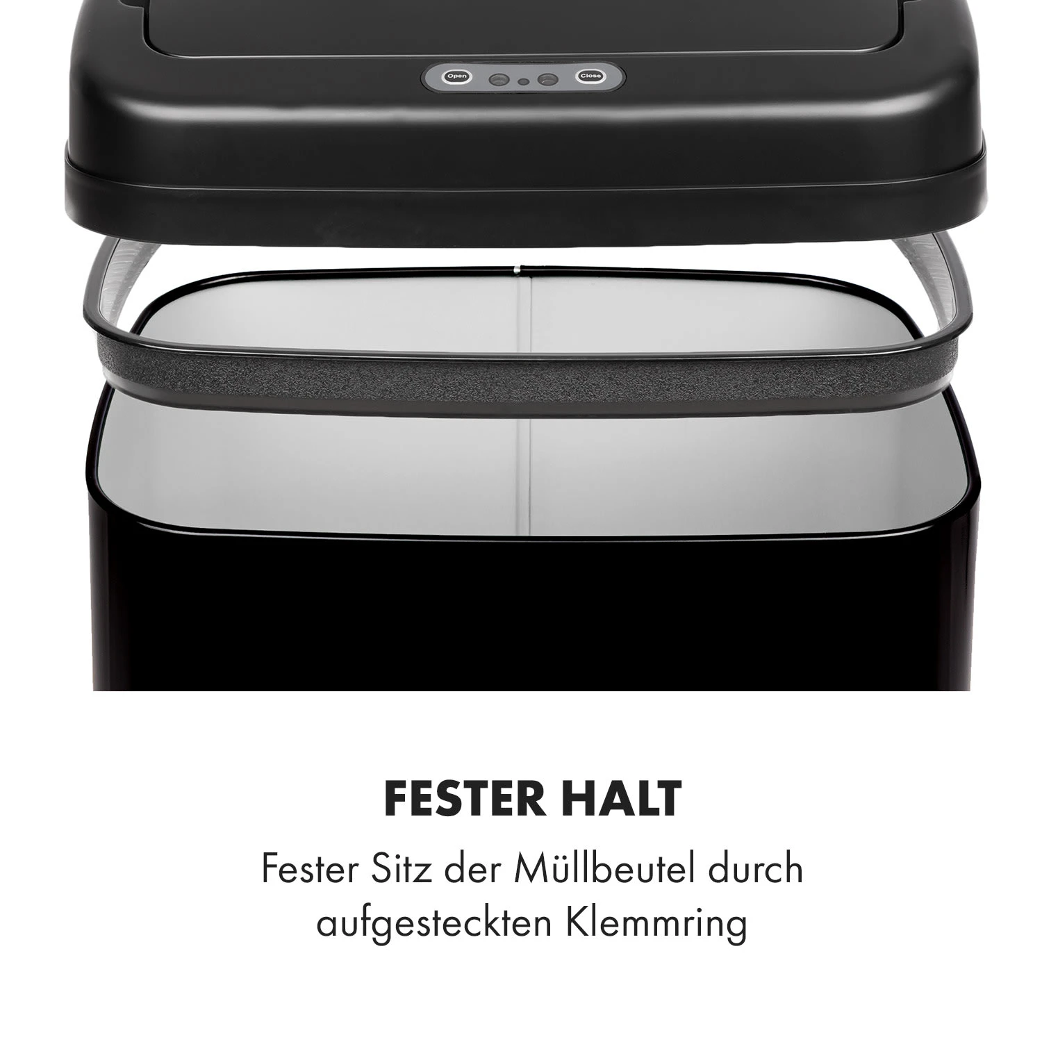 Cleansmann Mülleimer Sensor 30 Liter Für Müllbeutel ABS Edelstahl 10 Cleansmann Mülleimer Sensor 30 Liter Für Müllbeutel ABS Edelstahl – Bild 8
