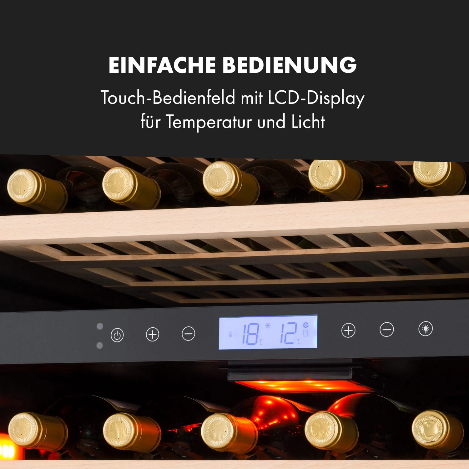 Vinovilla Grande 162 Built-in Duo Onyx Weinkühlschrank 425 Ltr 162 Fl. 8 Vinovilla Grande 162 Built-in Duo Onyx Weinkühlschrank 425 Ltr 162 Fl. – Bild 6