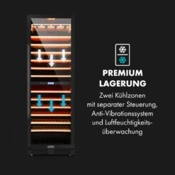 Vinovilla Grande 162 Built-in Duo Onyx Weinkühlschrank 425 Ltr 162 Fl. 19 Vinovilla Grande 162 Built-in Duo Onyx Weinkühlschrank 425 Ltr 162 Fl. -Klarstein 10034157 de 0007 logo