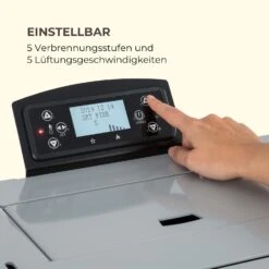 Energiewende Pelletofen 5/10 KW 5 Stufen Timer 18kg 250m³ Fernbedienung Grau 18 Energiewende Pelletofen 5/10 KW 5 Stufen Timer 18kg 250m³ Fernbedienung Grau -Klarstein 10034181 de 0007 logo