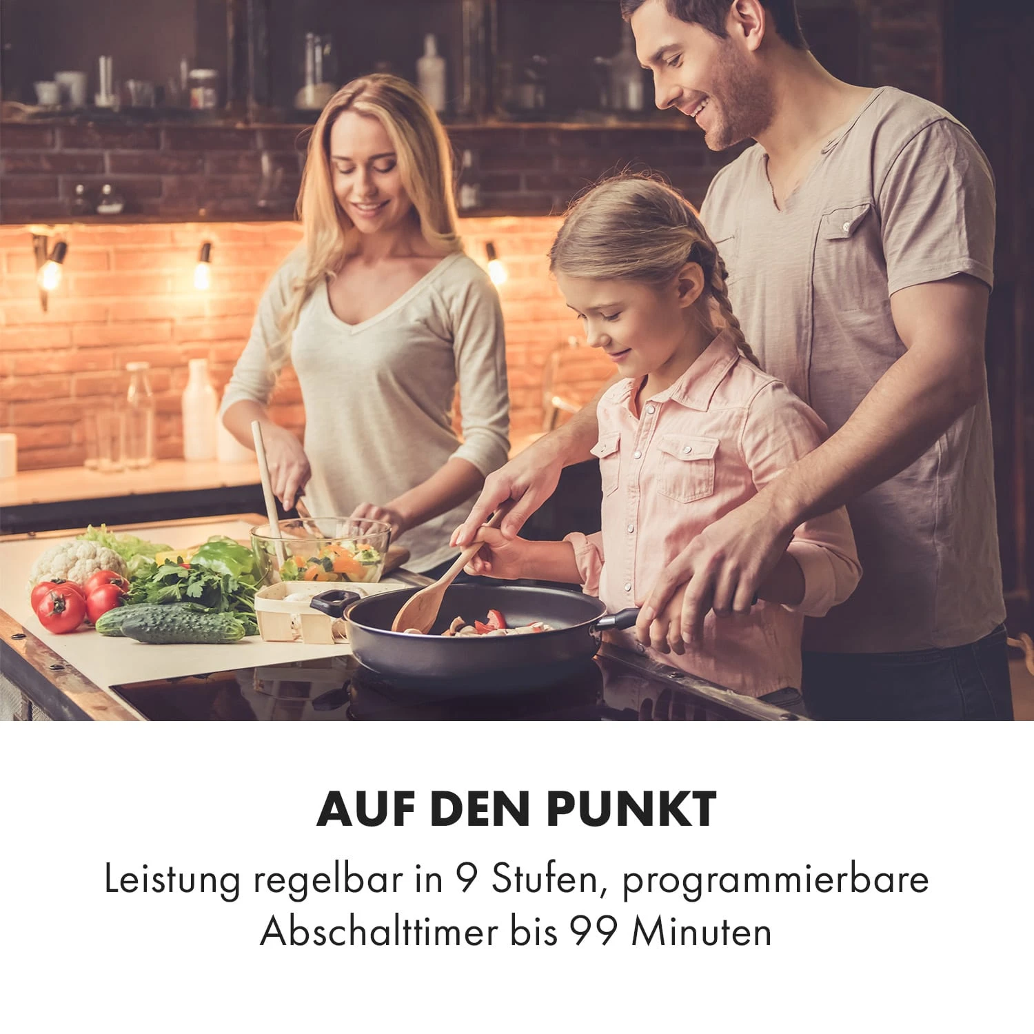 Delicatessa 3 Induktionskochfeld 3 Zonen 5800W Glaskeramik Schwarz 4 Delicatessa 3 Induktionskochfeld 3 Zonen 5800W Glaskeramik Schwarz – Bild 2