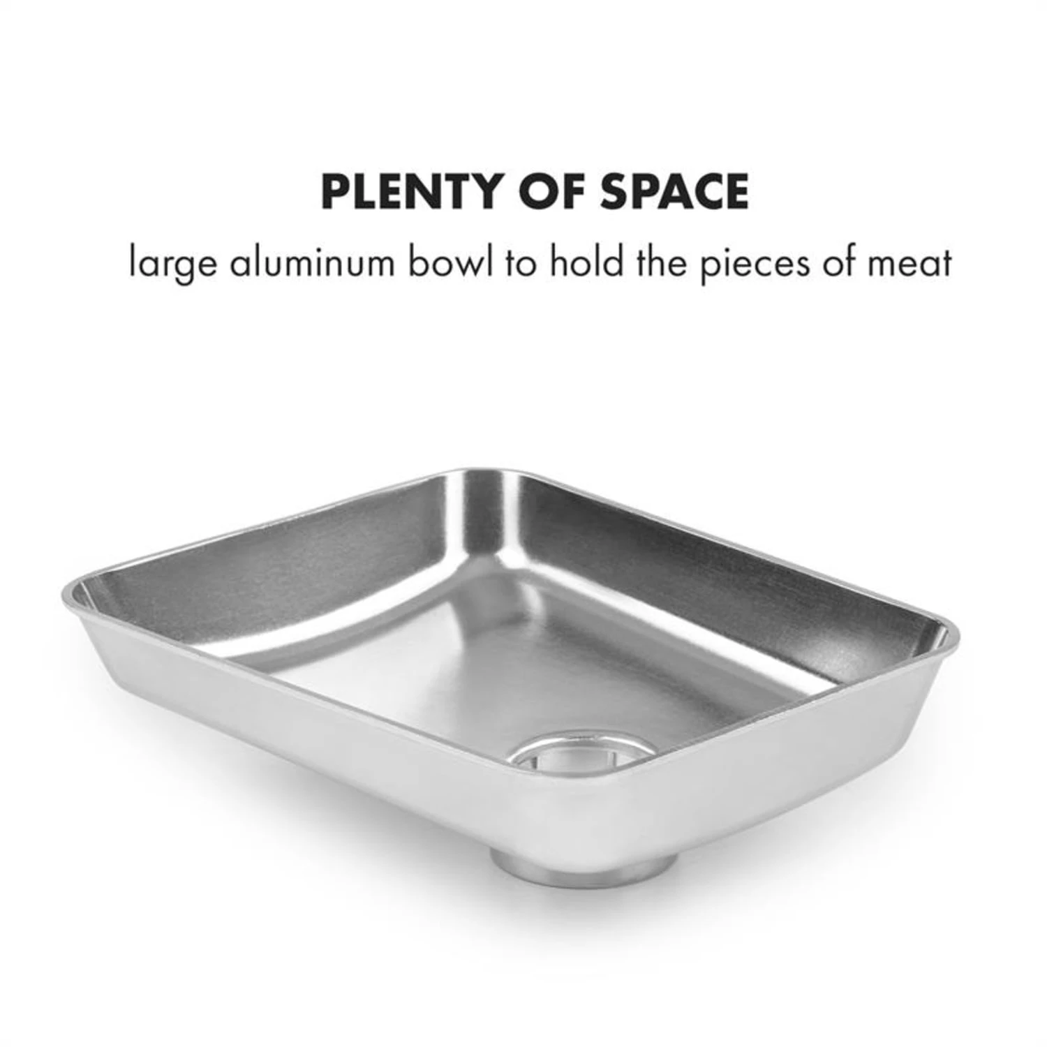 Kraftprotz Elektrischer Fleischwolf 700 W Kupfermotor Edelstahl 9 Kraftprotz Elektrischer Fleischwolf 700 W Kupfermotor Edelstahl – Bild 7