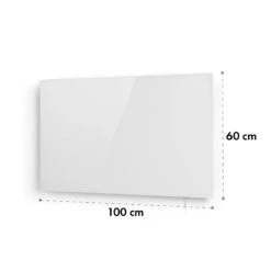 Crystal Wall Infrarotheizung 100x60cm 600W Wochentimer IP54 Weiß 18 Crystal Wall Infrarotheizung 100x60cm 600W Wochentimer IP54 Weiß -Klarstein 10034223 yy 0008 logo Infrared Mirror Heater BF 600 W