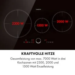 Delicatessa 80 Einbaukochfeld Induktion 3 Zonen 7400W Glaskeramik 16 Delicatessa 80 Einbaukochfeld Induktion 3 Zonen 7400W Glaskeramik -Klarstein 10034243 de 0004 logo