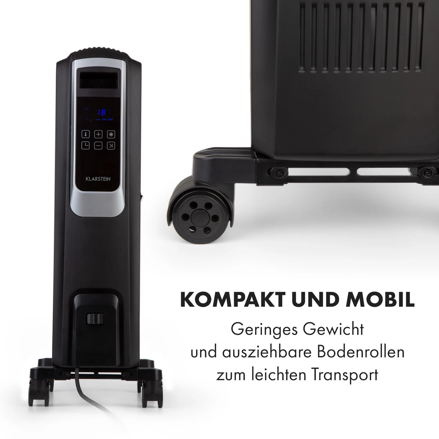 Thermaxx Noir Ölradiator 2500W 10-30° C 24h-Timer Fernbedienung 9 Thermaxx Noir Ölradiator 2500W 10-30° C 24h-Timer Fernbedienung – Bild 7